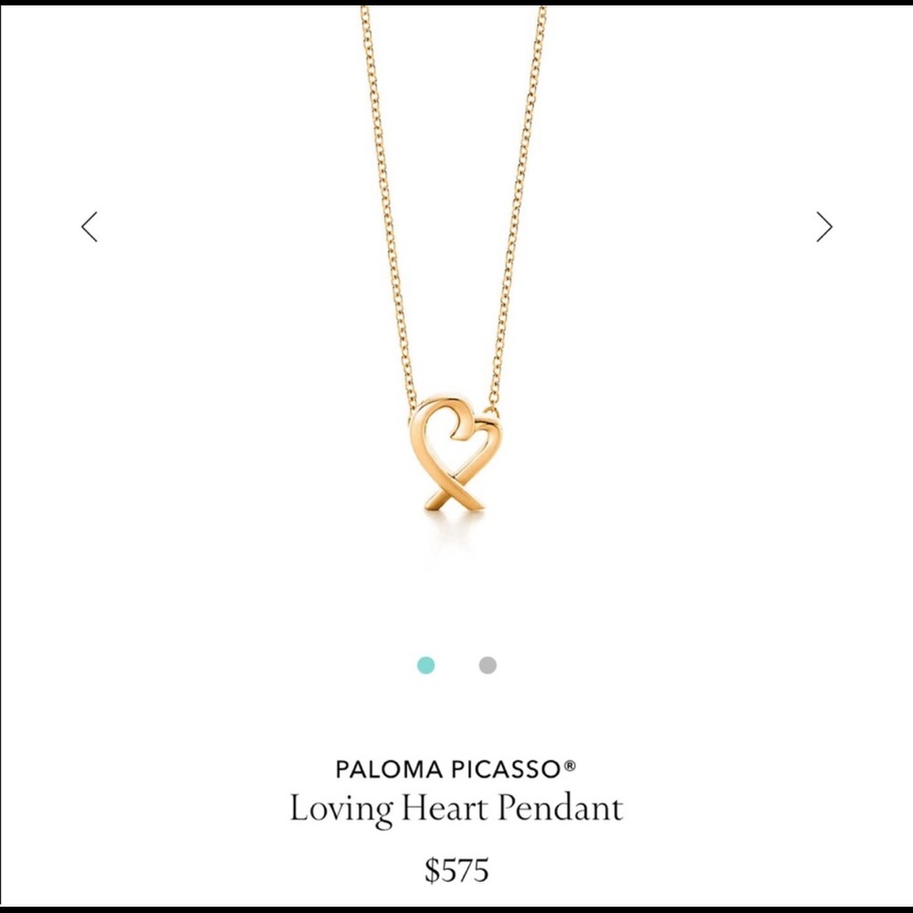Paloma Picasso Loving Heart Necklace 18k Gold